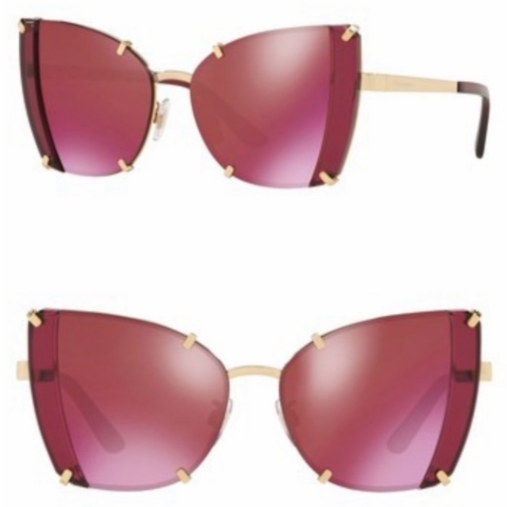 DOLCE & GABBANA 53mm BUTTERFLY style sunglasses - Picture 4 of 17